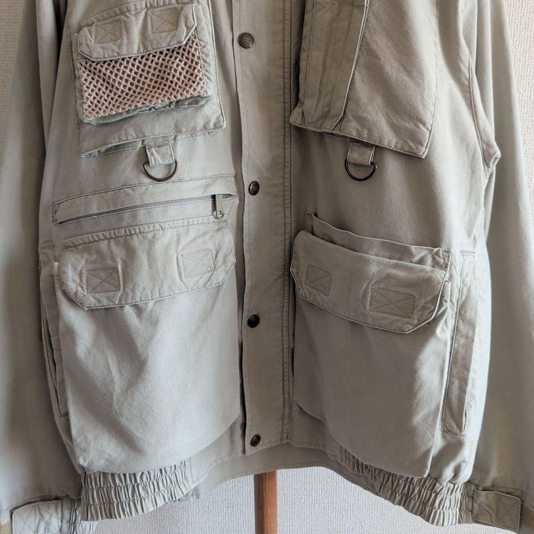 80s エディーバウアー フィッシングジャケット ハンティングジャケット 黒タグ