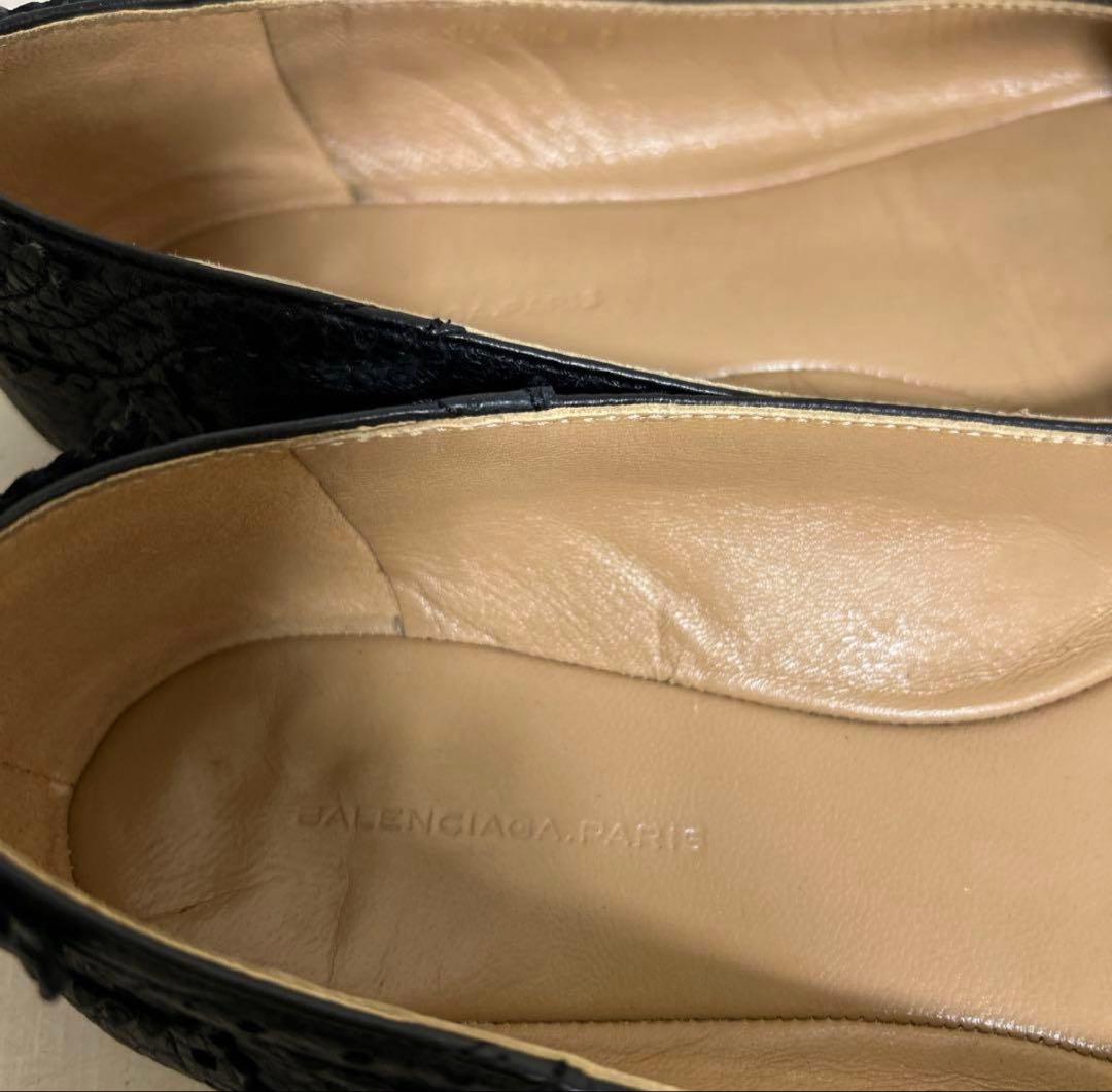 Y*M様 BALENCIAGA フラットシューズ 黒 38