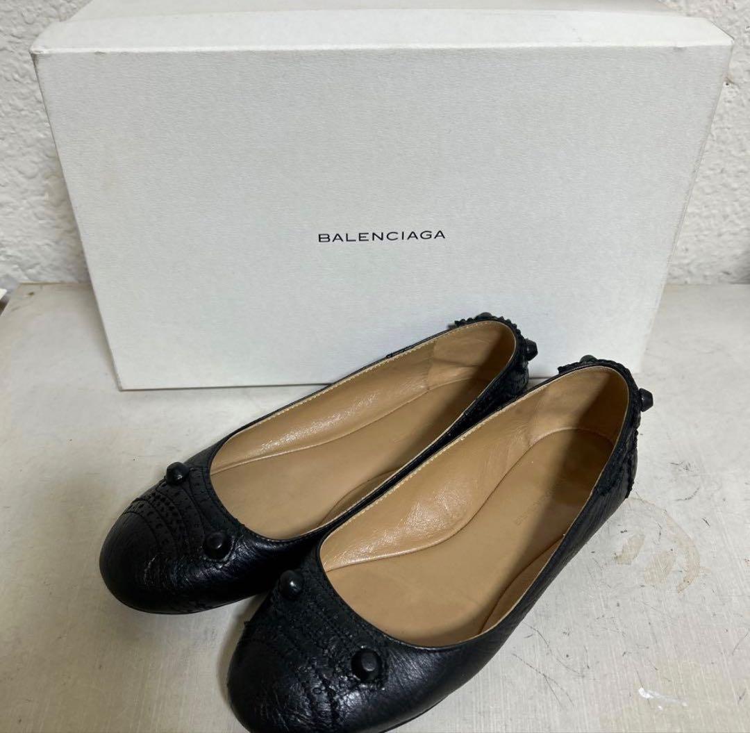 Y*M様 BALENCIAGA フラットシューズ 黒 38