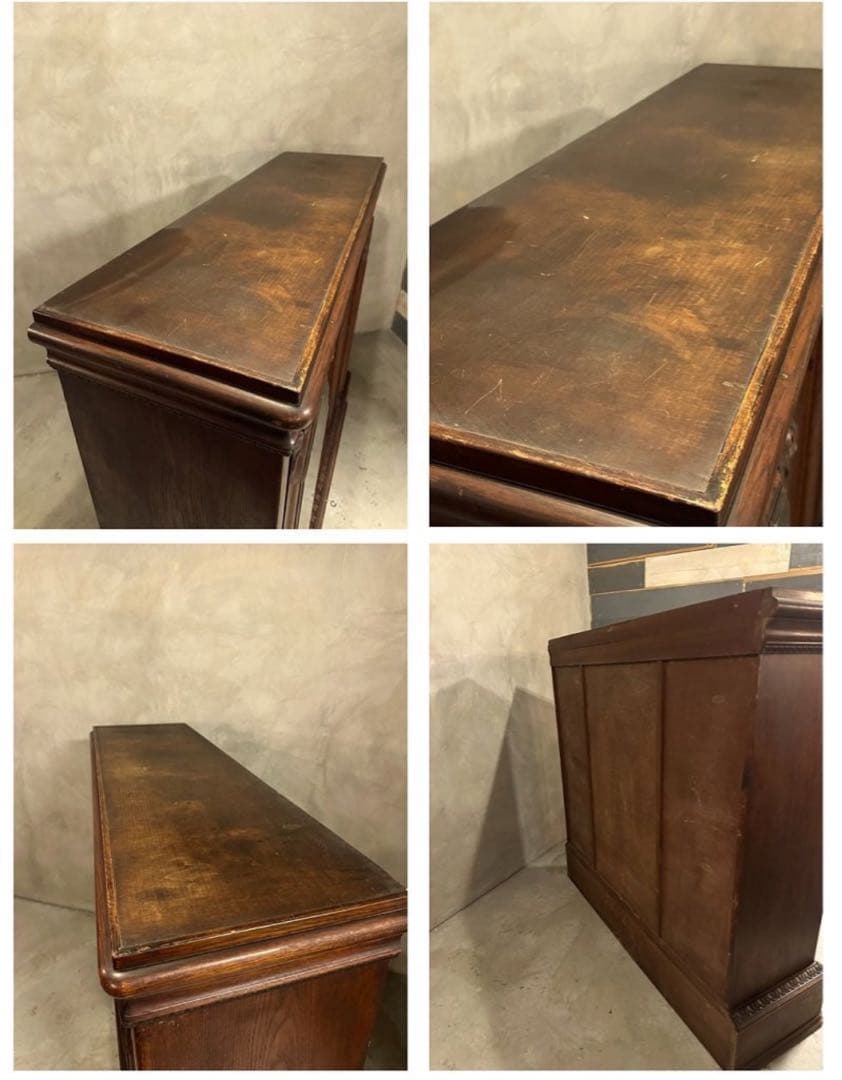 【東京都23区内は送料無料】　サイドボードスペース　ショーケース　チェスト　箪笥