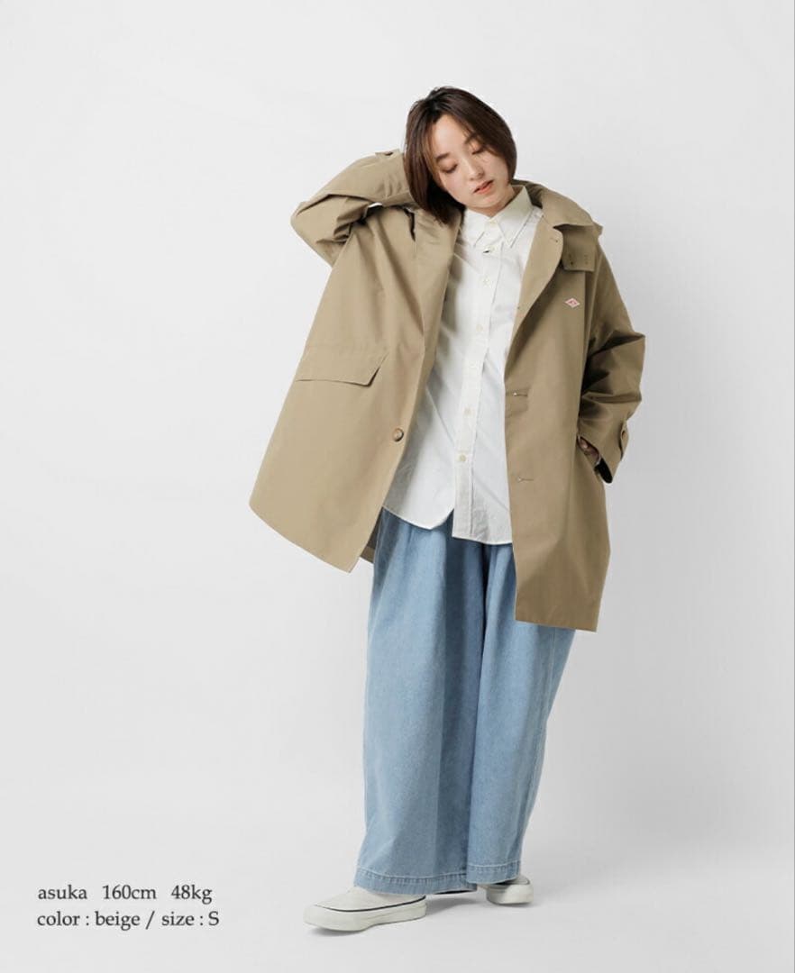 DANTON ダントン 3レイヤー クロス ショート バルマカーン コート