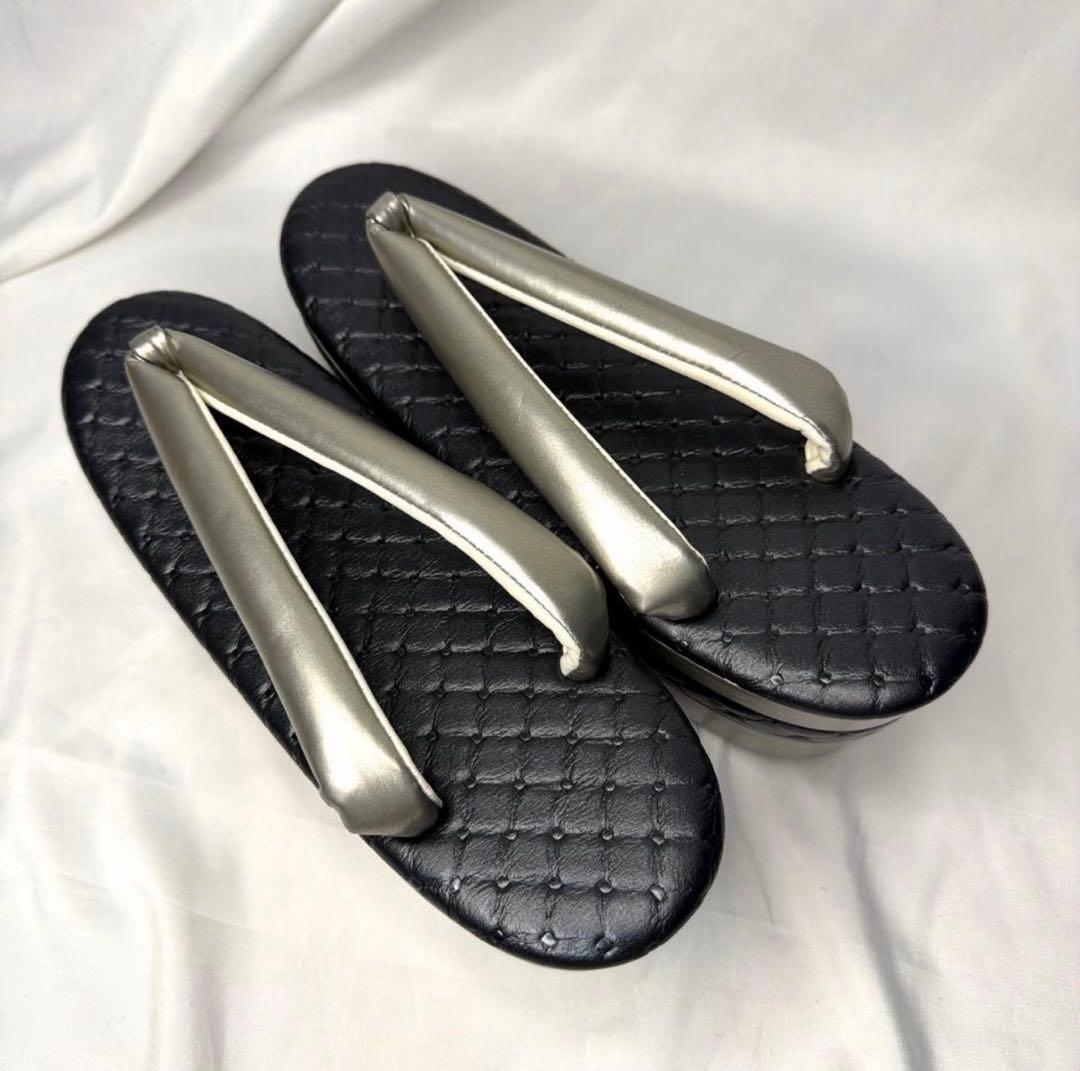 新品　草履　バッグ　セット　黒　2026年秋冬新作モデル　振袖用　フリーサイズ