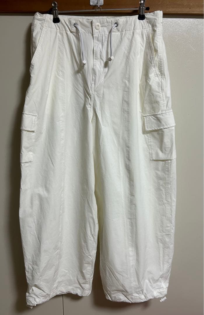 UNGRID／アングリッド ナイロン混ミリタリーカーゴパンツ(タグ付き試着のみ)