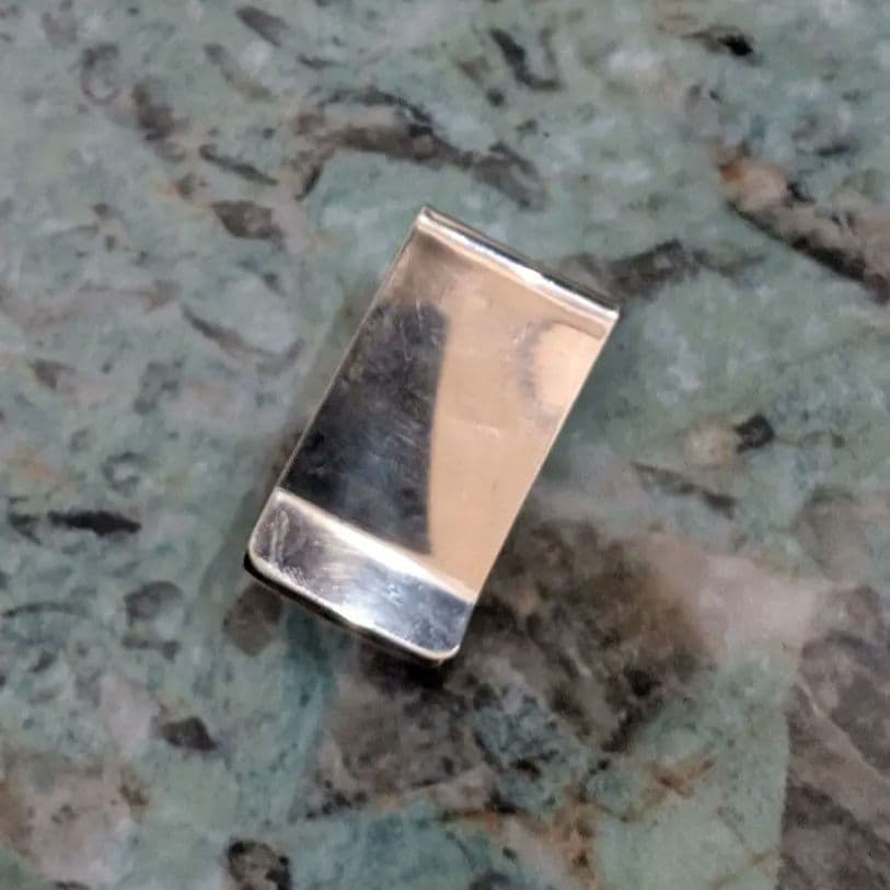 １*９様 インディアンジュエリーマネークリップSLV925×ターコイズナバホシル