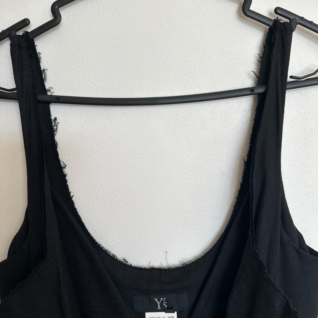 Y's ノースリーブロングワンピース ブラック サイズ2