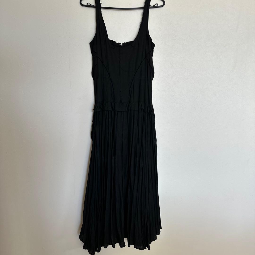 Y's ノースリーブロングワンピース ブラック サイズ2