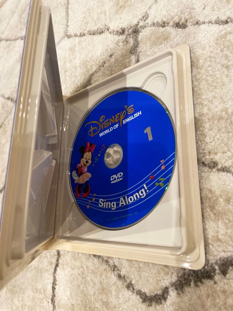 値下げしました！　シングアロング　DVD12枚　絵本　ディズニー英語システム