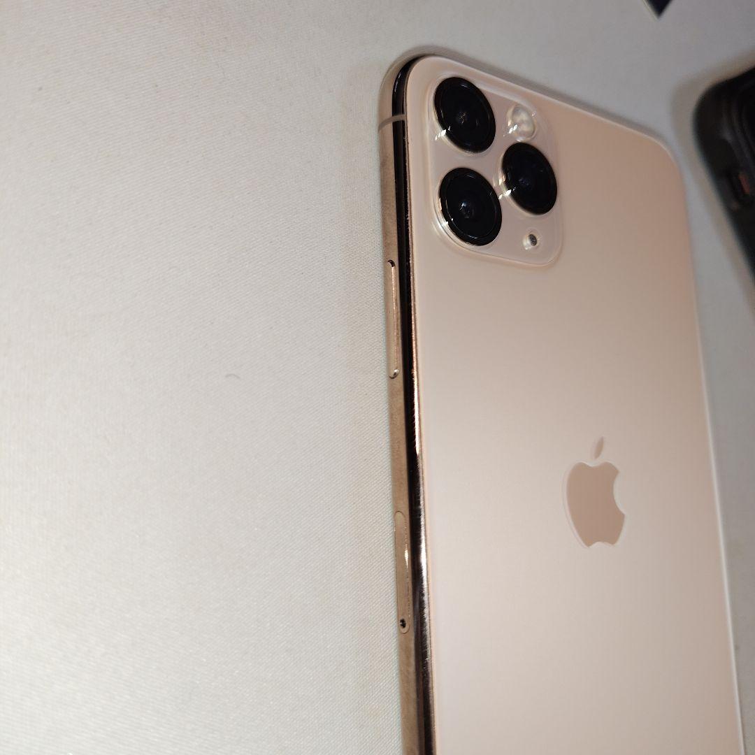 iPhone11pro 256gb ゴールド フィルムケース付　80%以上