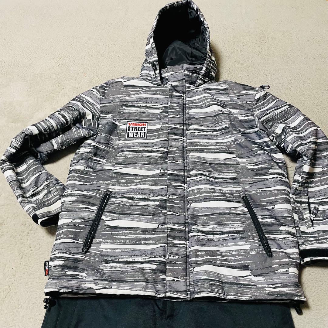 ✨美品✨VISION STREET WEAR スノボウェア 上下セット LL