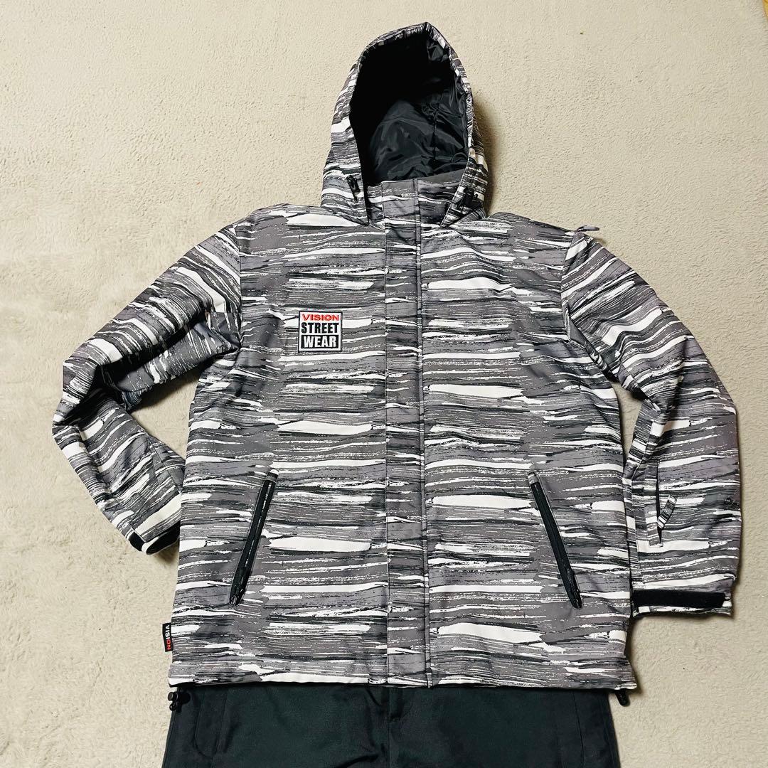 ✨美品✨VISION STREET WEAR スノボウェア 上下セット LL