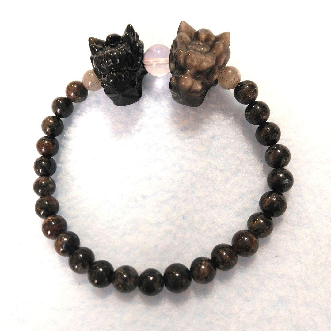 ＊ron＊様 ブレス２点 幸運体質特集(*˘︶˘*).。:*♡シルバーオプシディ