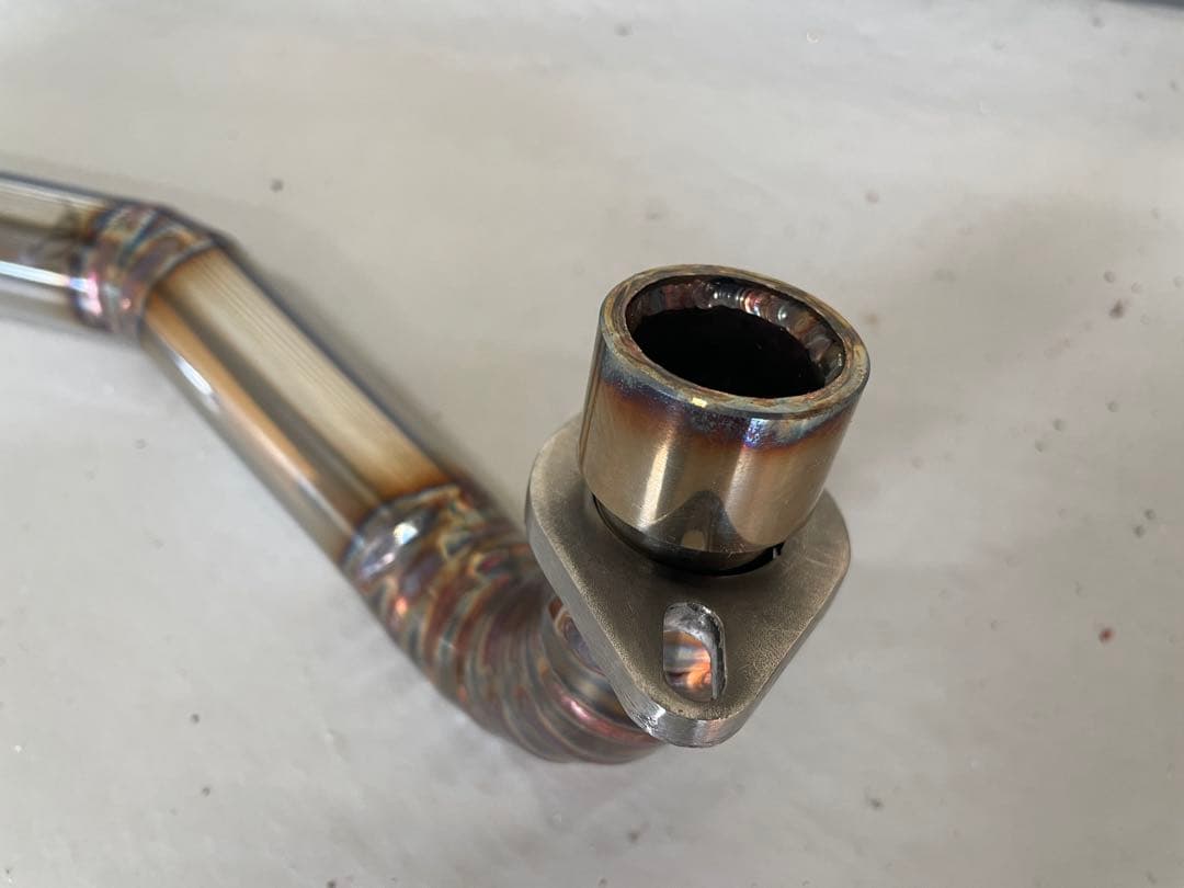 【マサ】モンキー　ワンオフ　マフラー　ショート管　車高短　ステンレス製