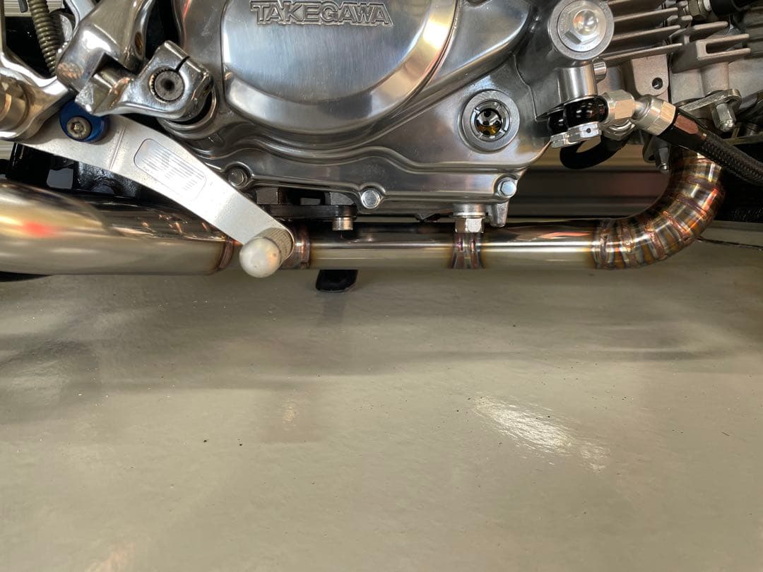 【マサ】モンキー　ワンオフ　マフラー　ショート管　車高短　ステンレス製