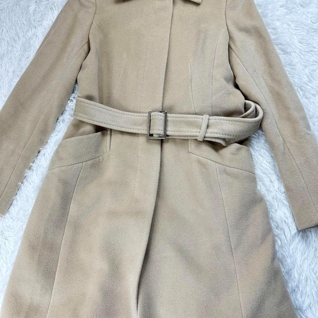 23区✨ウール カシミヤ アンゴラブレンド ロングコート ベージュ サイズ38