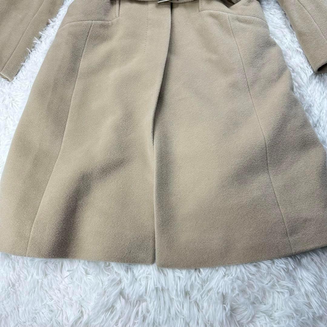 23区✨ウール カシミヤ アンゴラブレンド ロングコート ベージュ サイズ38