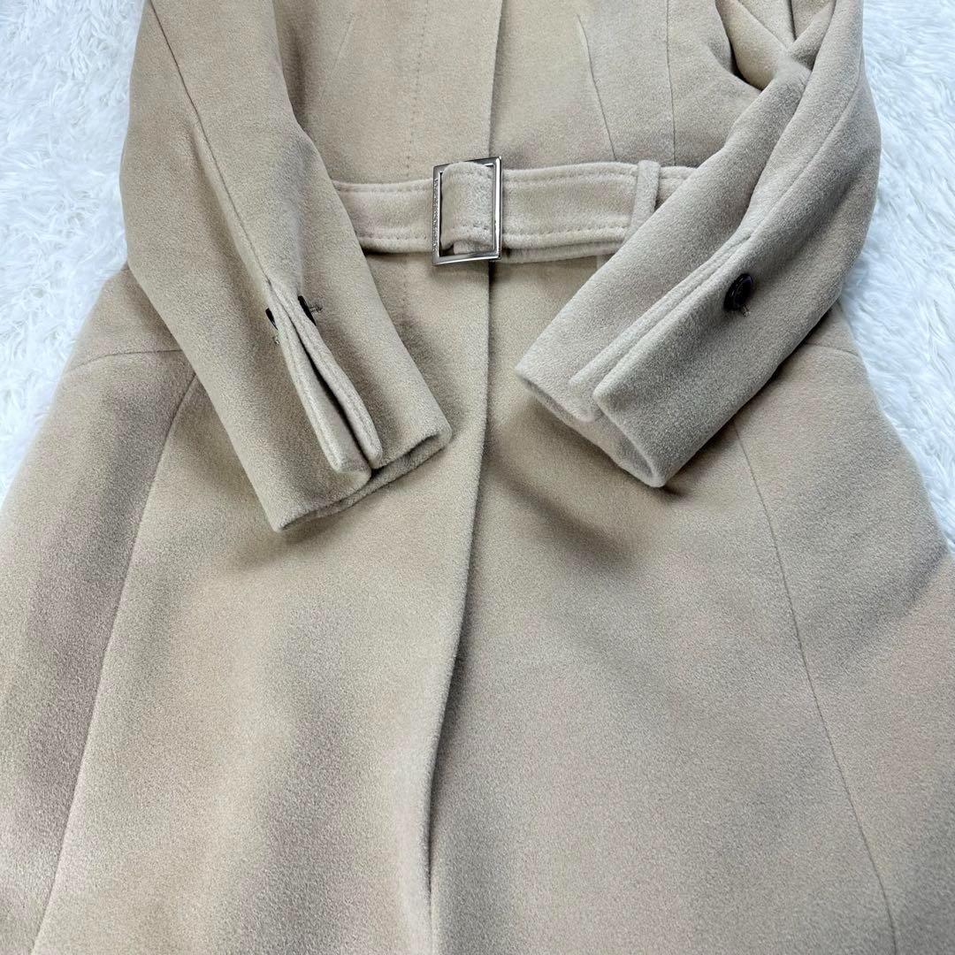 23区✨ウール カシミヤ アンゴラブレンド ロングコート ベージュ サイズ38