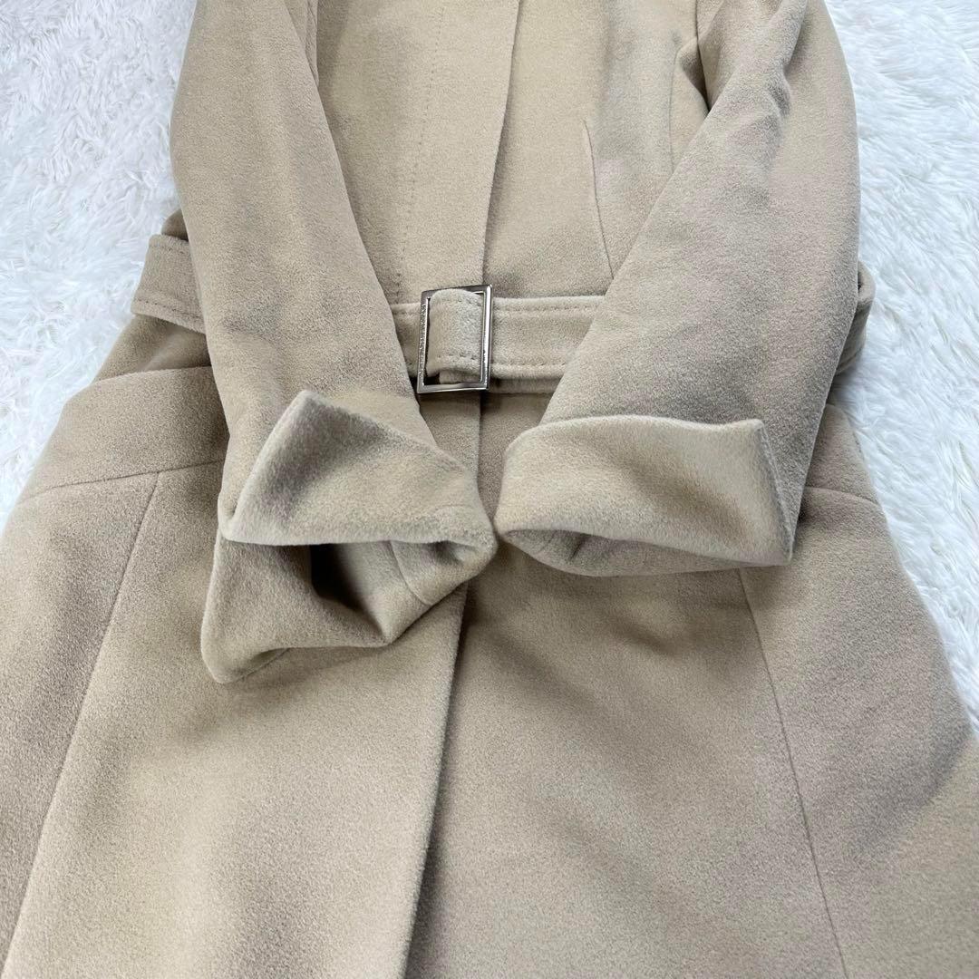 23区✨ウール カシミヤ アンゴラブレンド ロングコート ベージュ サイズ38