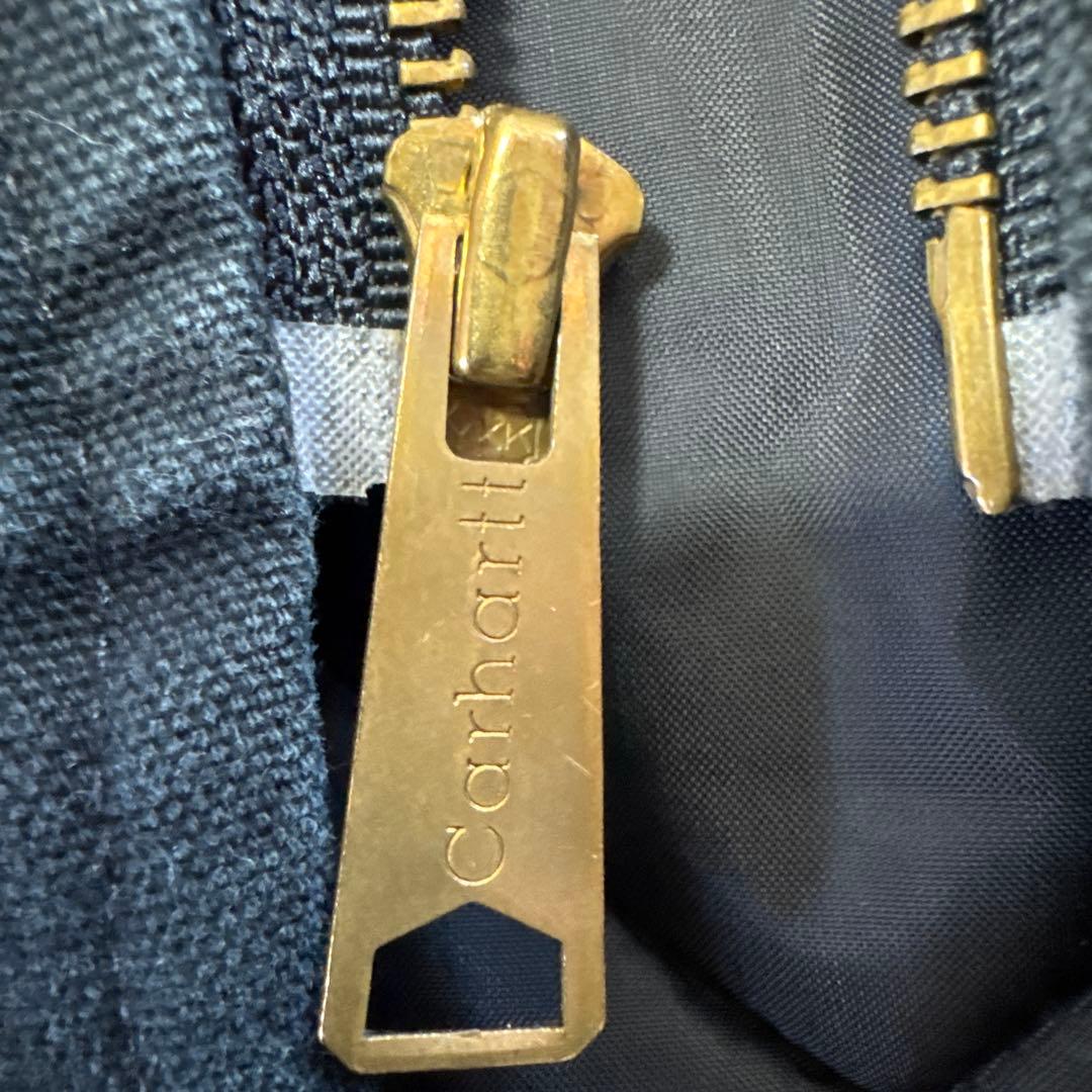 a*m様 Carhartt ダックベスト 黒 YKK USAジッパー アタリ◎ヴ