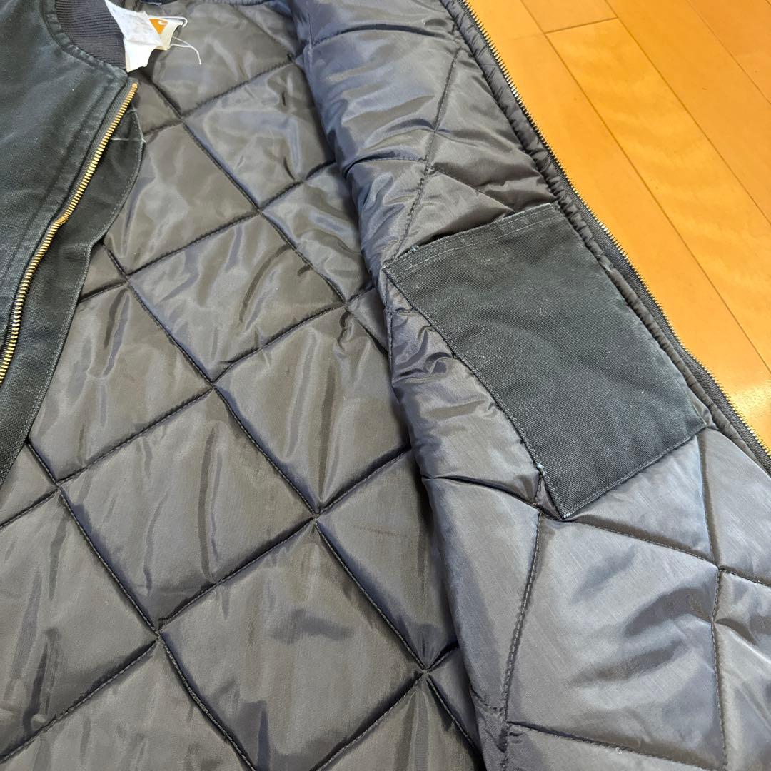 a*m様 Carhartt ダックベスト 黒 YKK USAジッパー アタリ◎ヴ