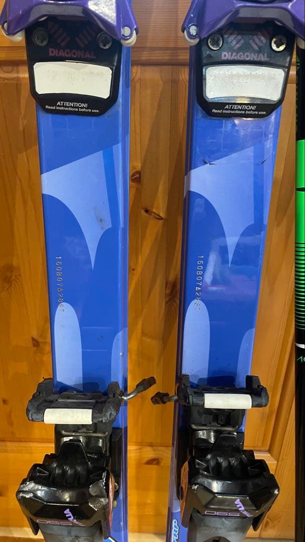 白クマ営業部長 カービングスキーセットビンディングストック子供160