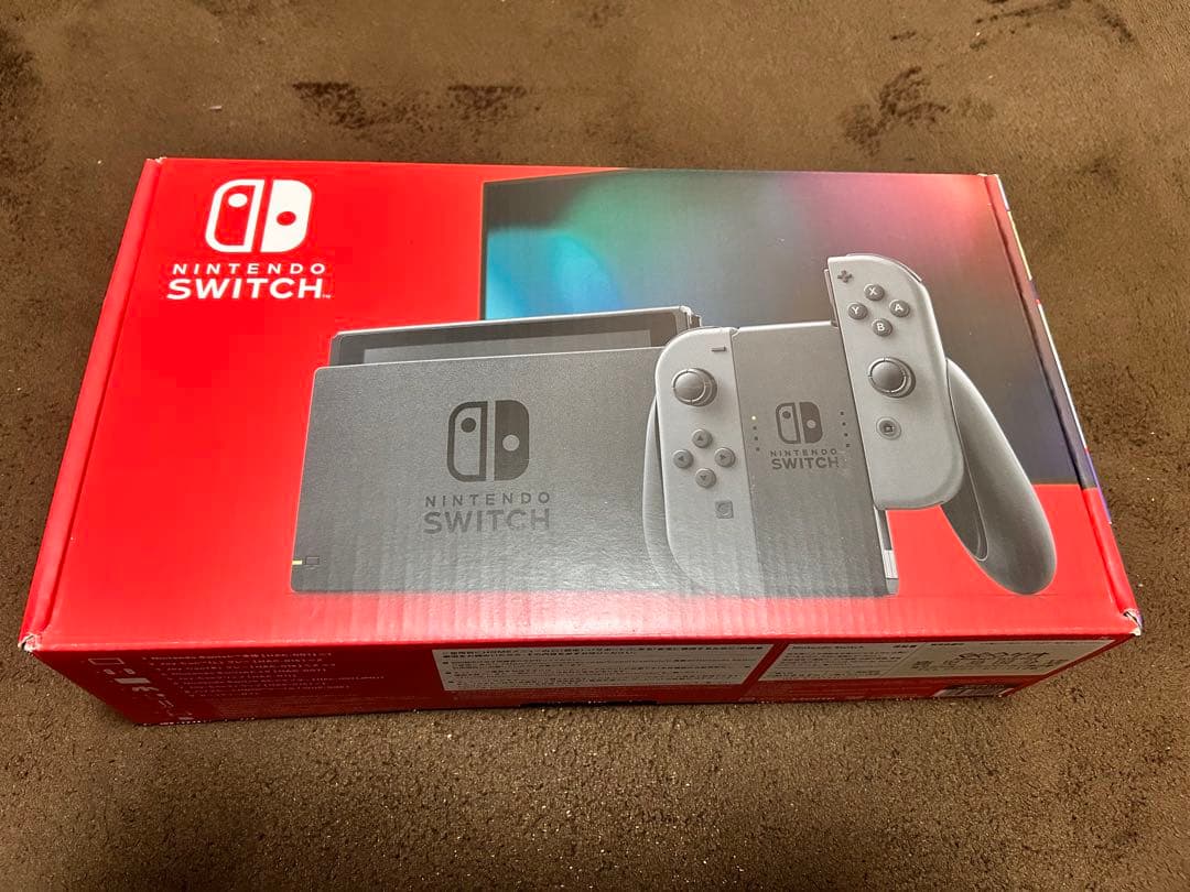 【ジャンク品】Nintendo Switch 本体 グレー　ACアダプターなし