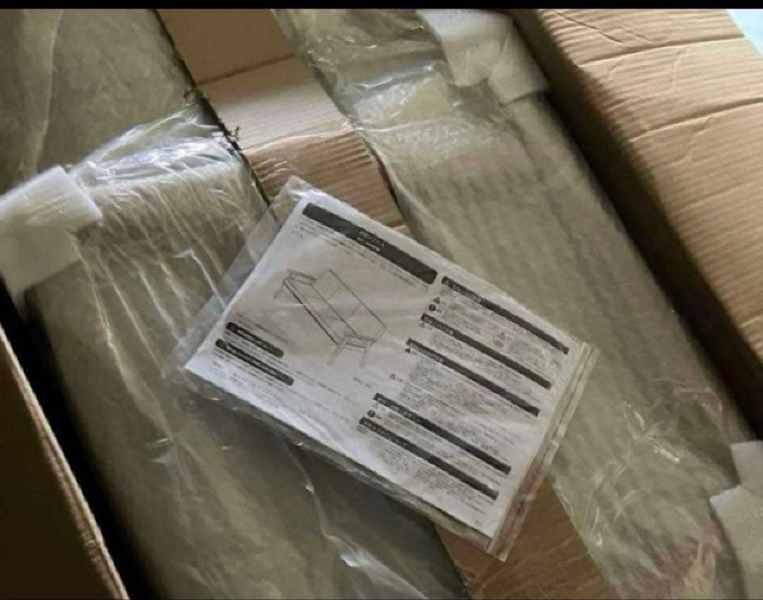 新品未使用　木肘ヴィンテージソファ　3人掛け　3P　ブラウン