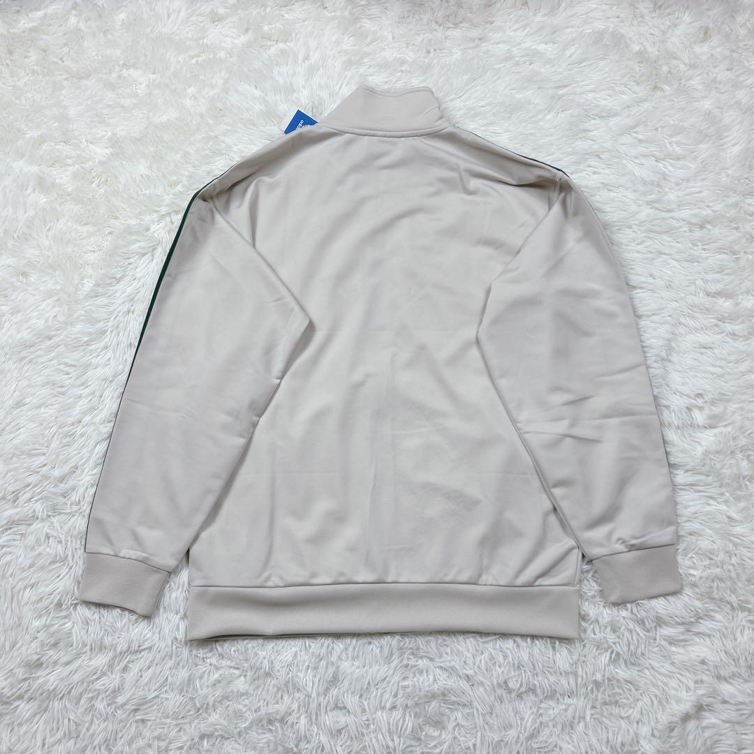 新品　ベッケンバウアー　アディダス　トレフォイル　ロゴ刺繍　ベージュ　男女兼用