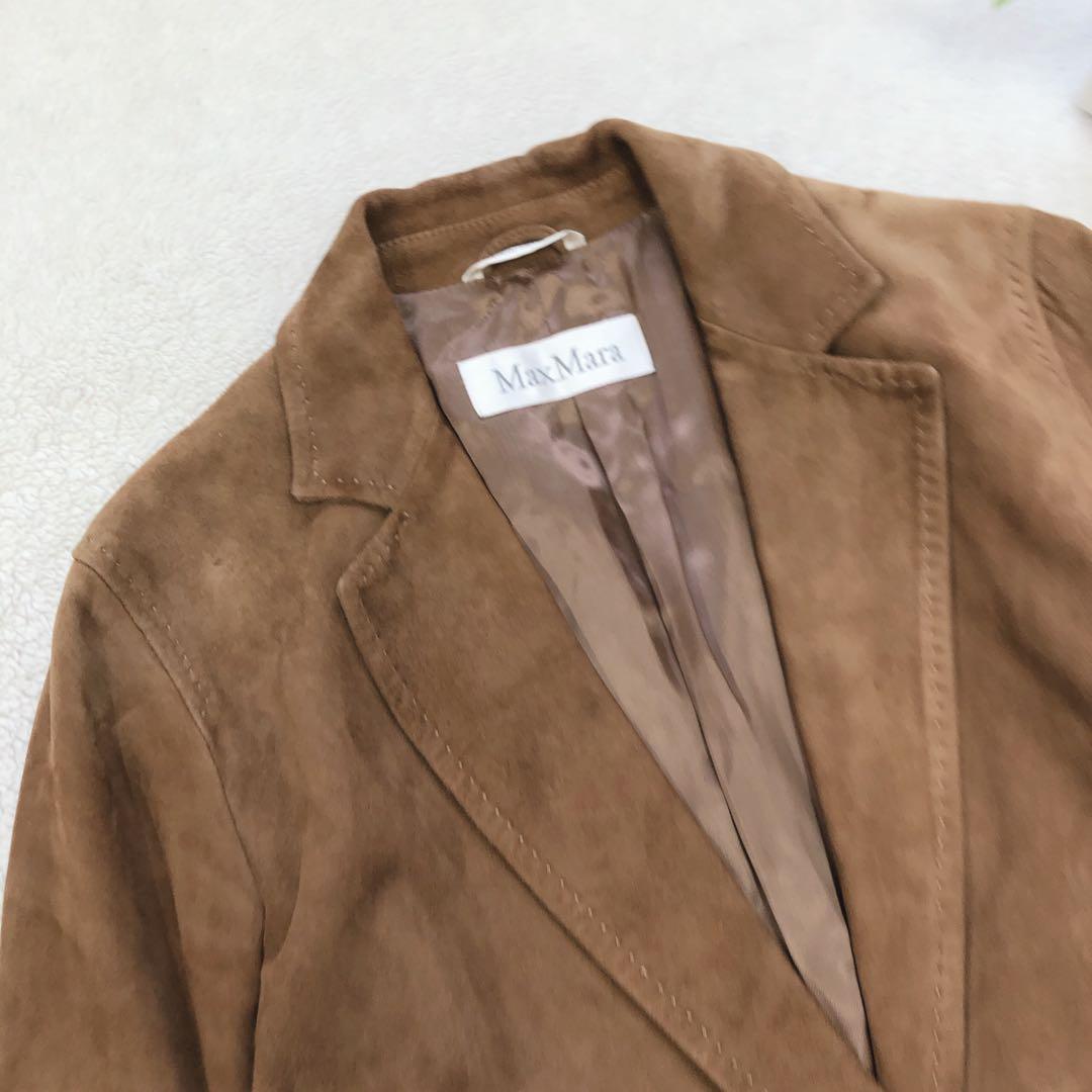 マックスマーラ テーラードジャケット キャメル アウター シンプル ベーシック