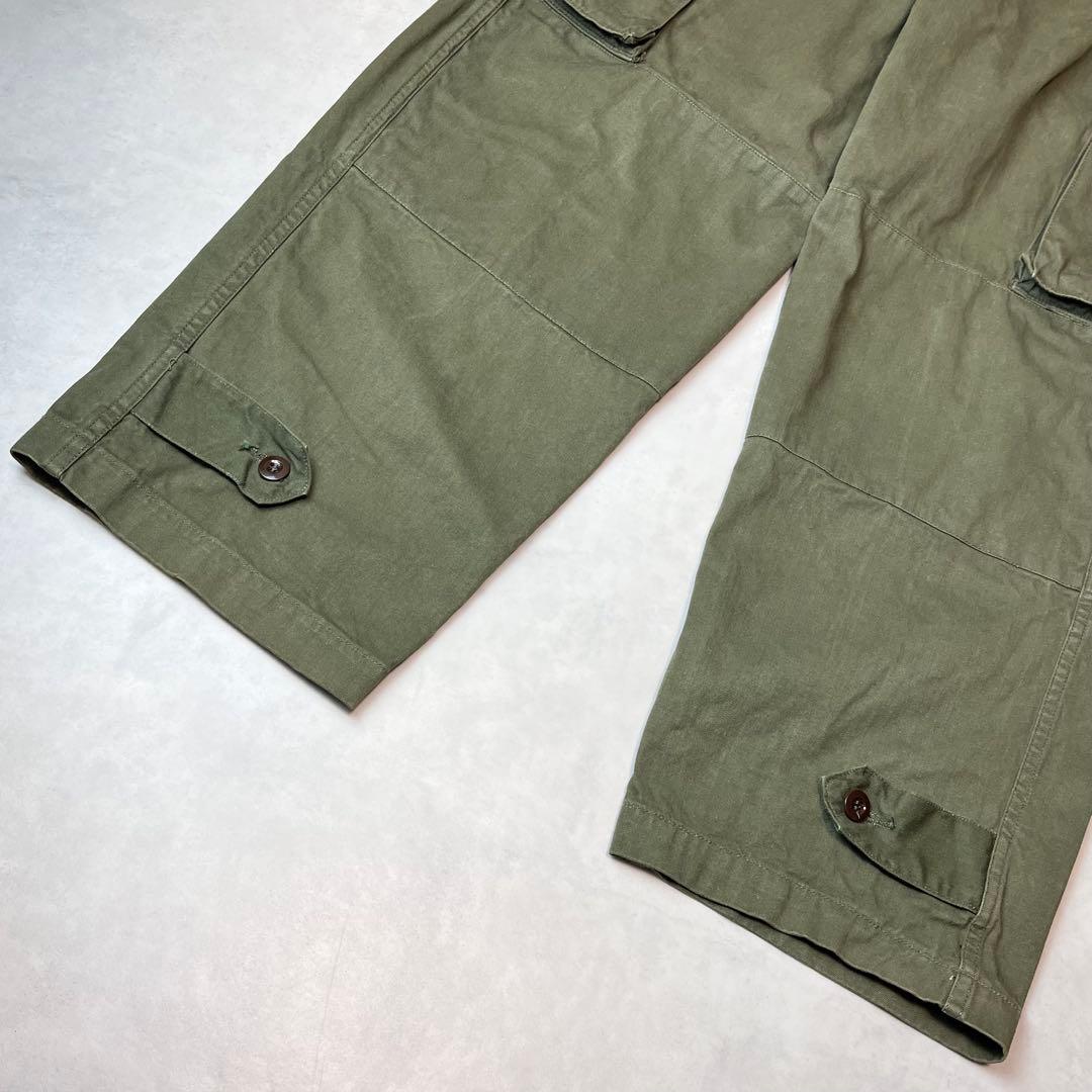 実物 M-47 後期 ヘリンボーン カーゴパンツ カーキ 23 フランス軍