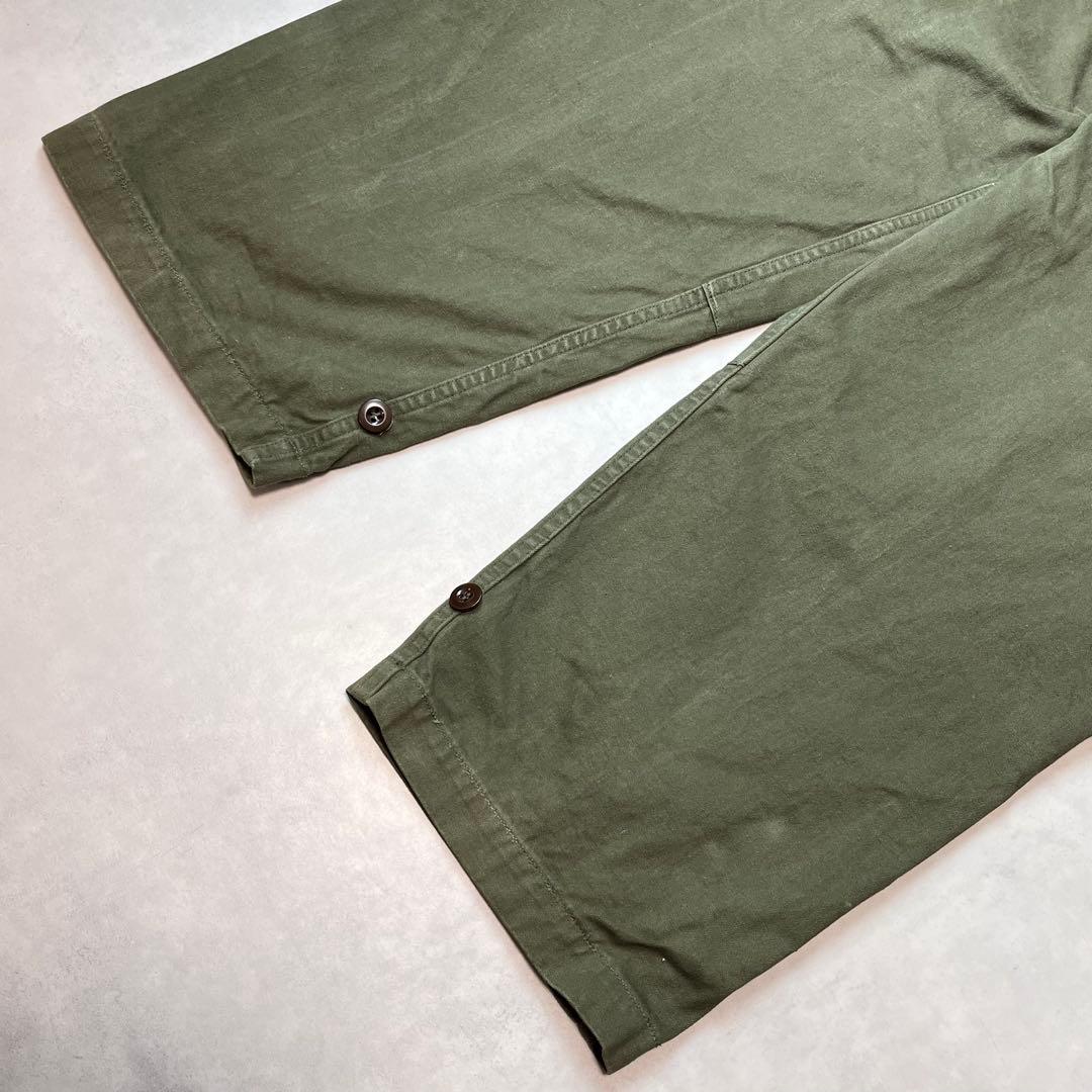 実物 M-47 後期 ヘリンボーン カーゴパンツ カーキ 23 フランス軍