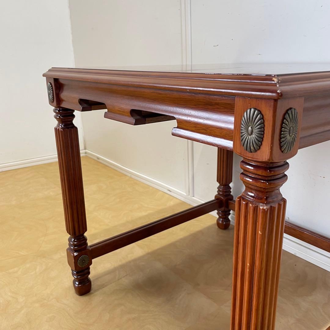 英国スタイル サイドテーブル コンソール 台 デスク 机 テーブル アンティーク