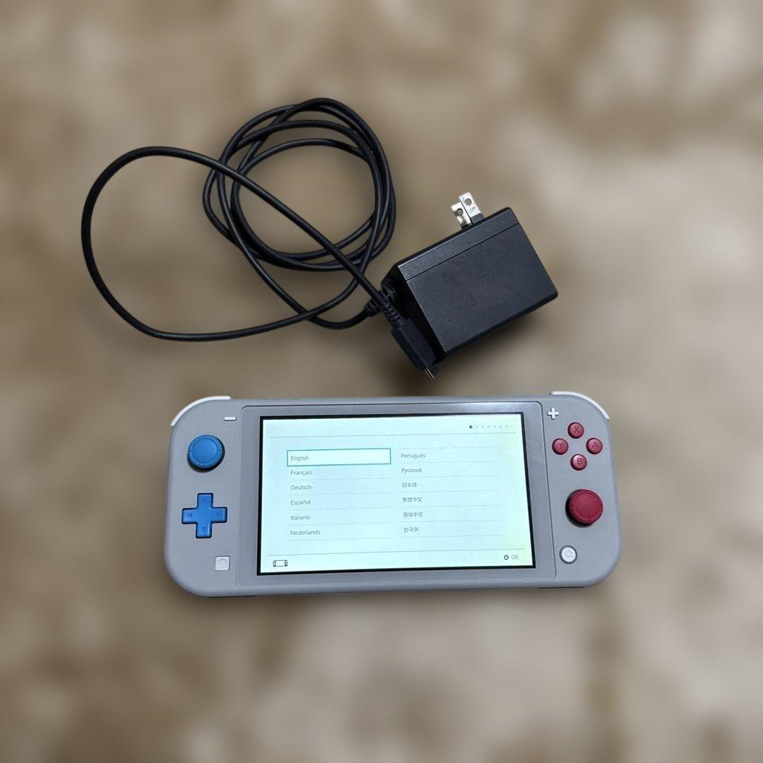 Nintendo Switch Lite ザシアン・ザマゼンタACアダプター付き