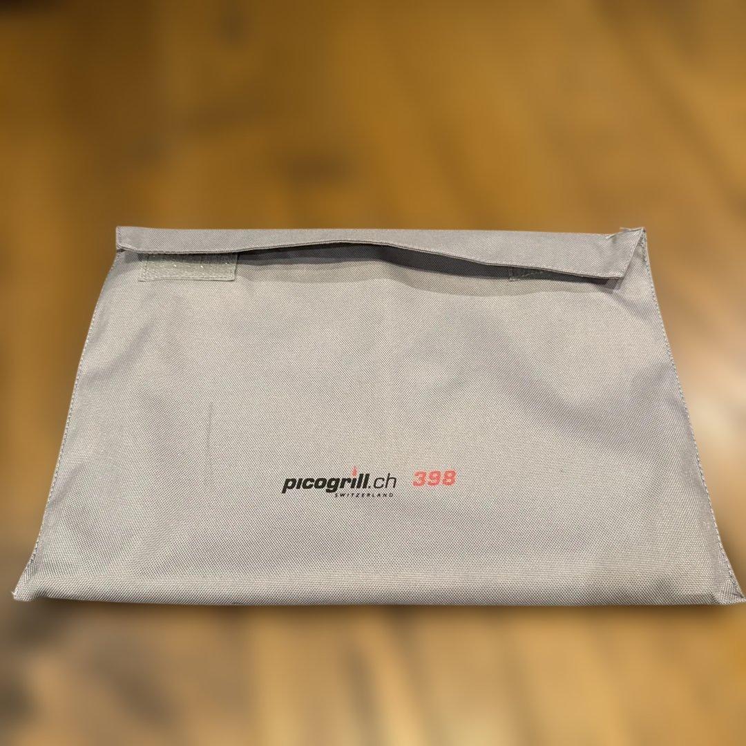 【1回利用】picagrill 398 バーベキューグリル 収納袋付き