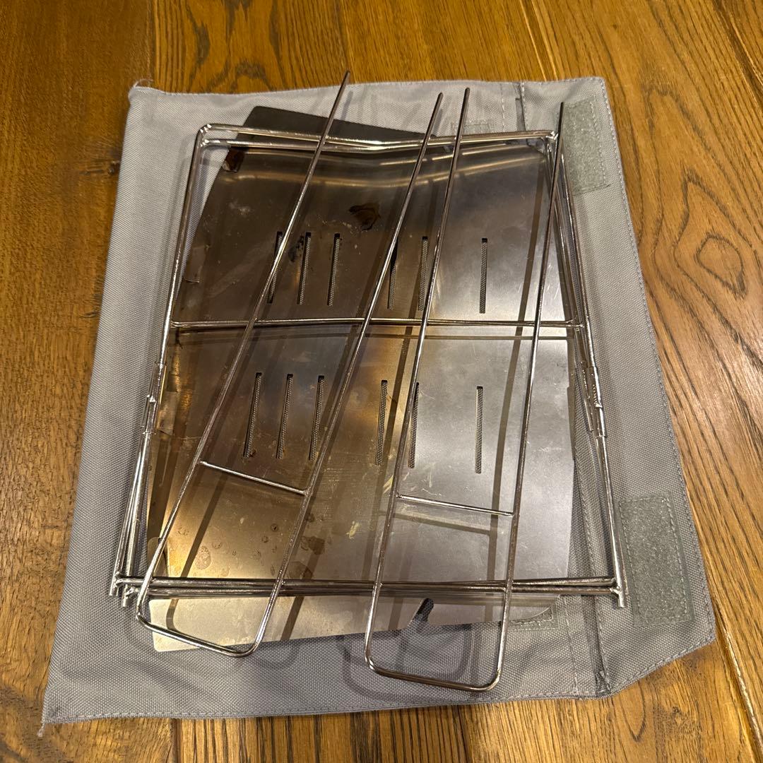 【1回利用】picagrill 398 バーベキューグリル 収納袋付き