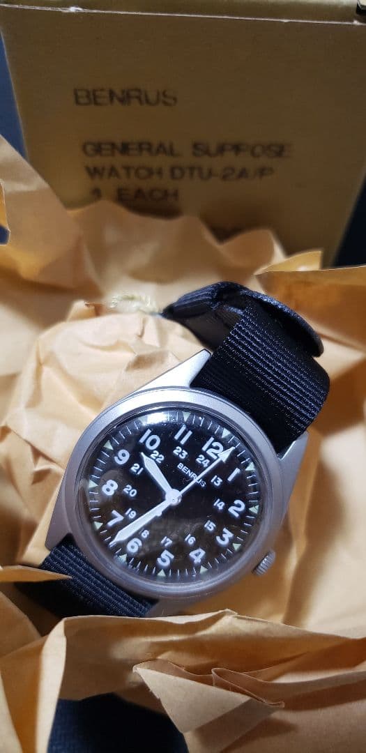 ベンラス BENRUS 腕時計 メンズ DTU-2A ミリタリーウォッチ