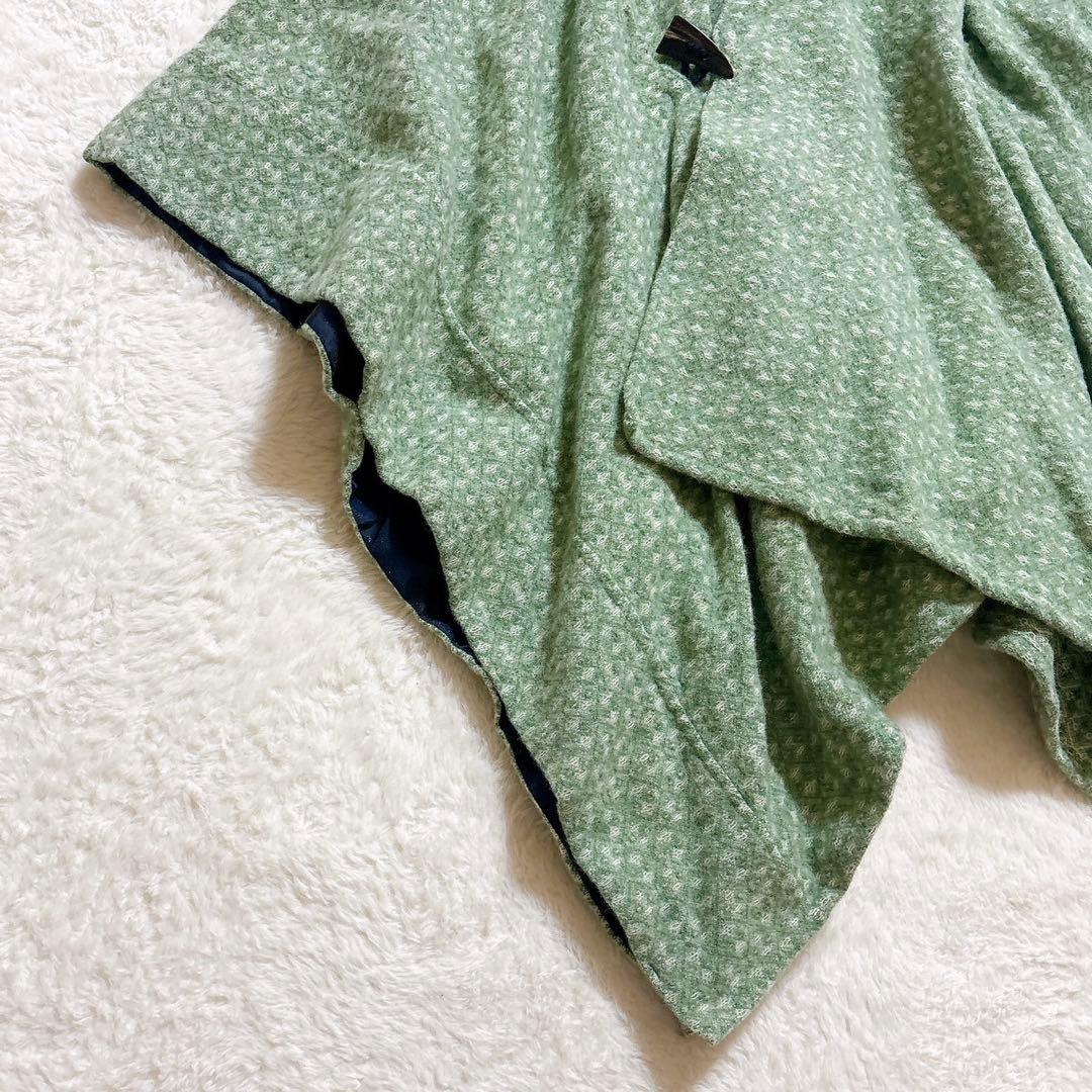 [超美品]SOU・SOU ソウソウ ポンチョ グリーン F