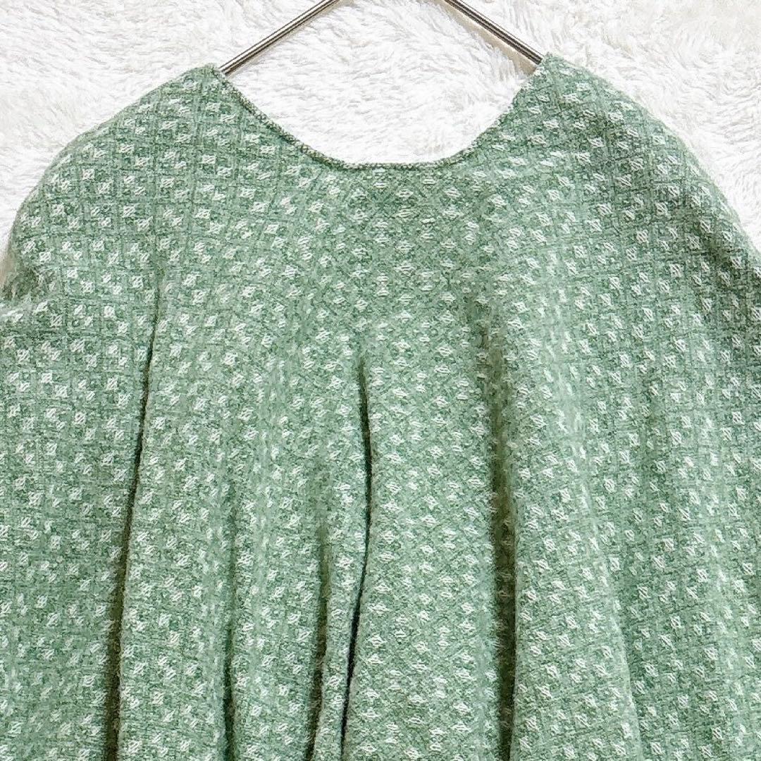 [超美品]SOU・SOU ソウソウ ポンチョ グリーン F