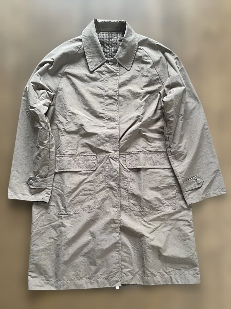 12通りで着用可！撥水/手洗い可/sampo×earベスト付きリバーシブルコート