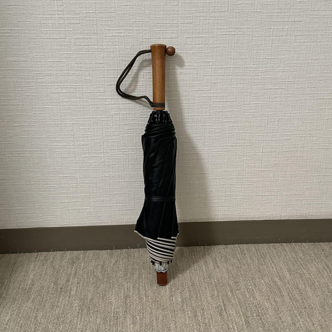 サンバリア100 ボーダー 2つ折り 日傘