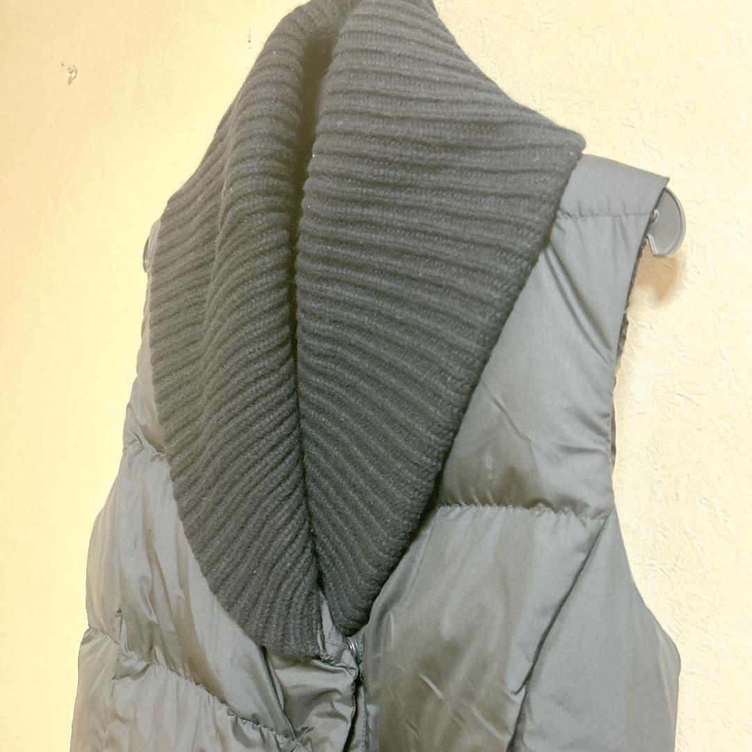 RALPH LAUREN カシミヤ混ショールカラー ダウンベスト