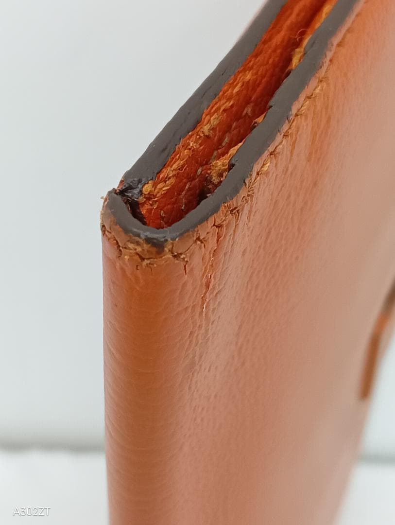 【capitalatipac】エルメス長財布 ベアン シェーブル オレンジ