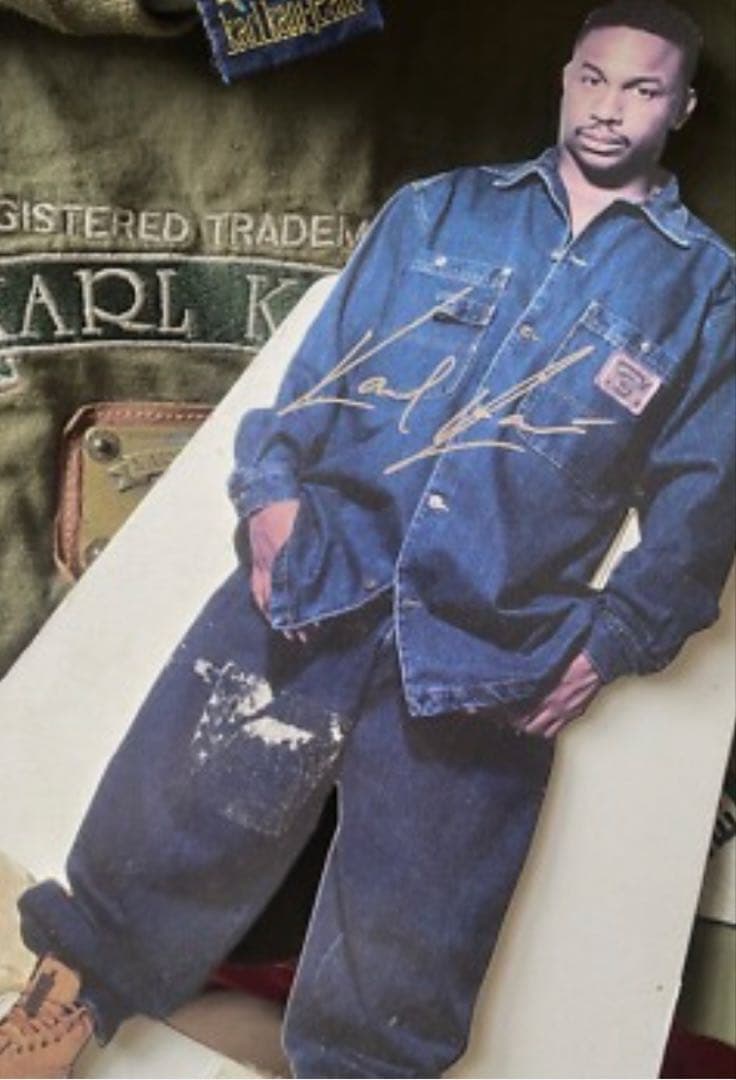 ジャケット・アウター VTG Karl Kani Plate JKT 1995 HIPHOP/RAP