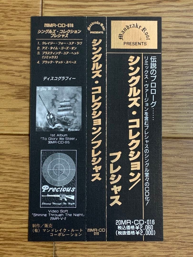 プレシャス　梶山章　Precious ジャパメタ　ヘヴィメタル　ヴィジュアル系