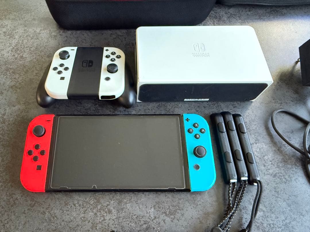 Nintendo Switch 1 （有機ELモデル）本体 ＋ケース・ケーブル付