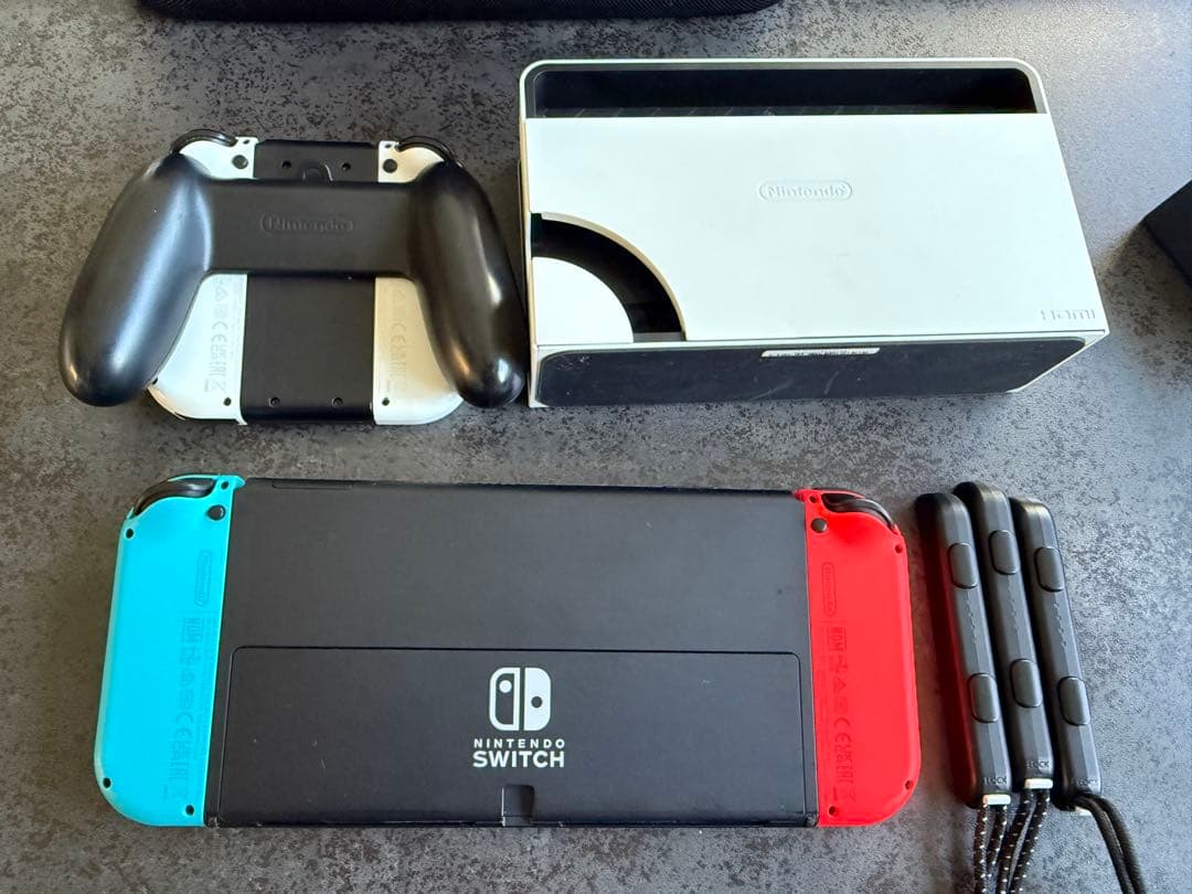 Nintendo Switch 1 （有機ELモデル）本体 ＋ケース・ケーブル付