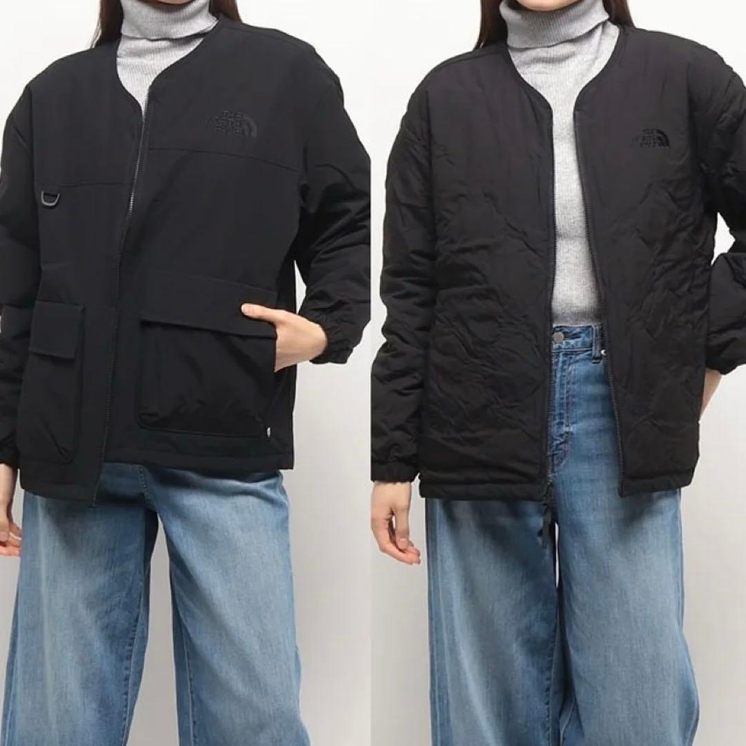 Mサイズ ノースフェイス ホワイトレーベル リバーシブルキルティングジャケット