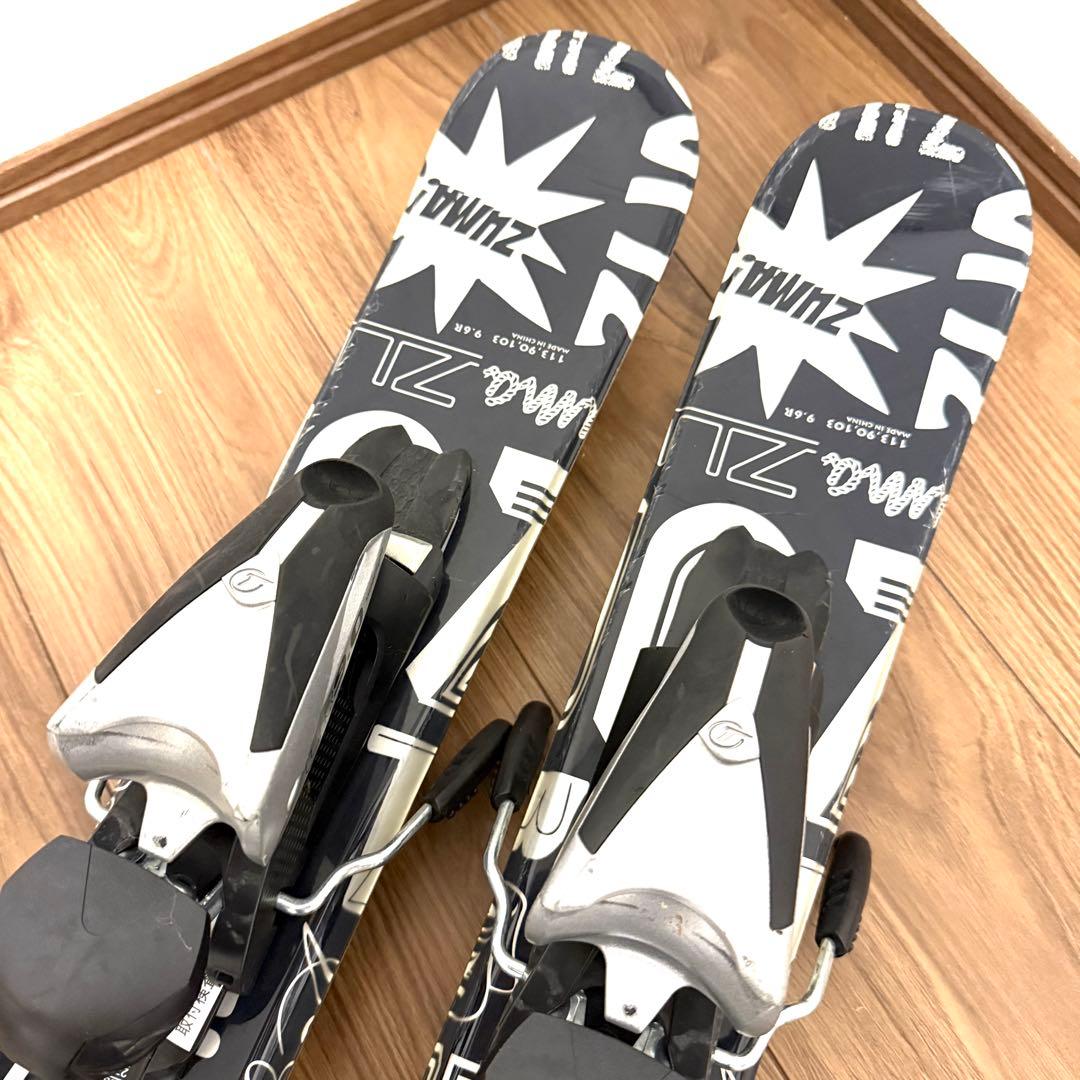 ZUMA ショートスキー 100cm ビンディング調整可 初心者OK