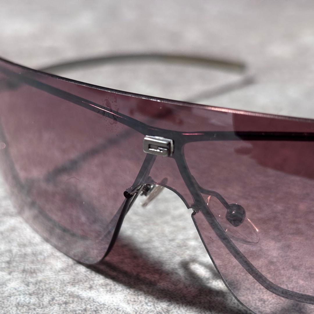 小物 00s y2k GUCCI Square Shield Sunglasses