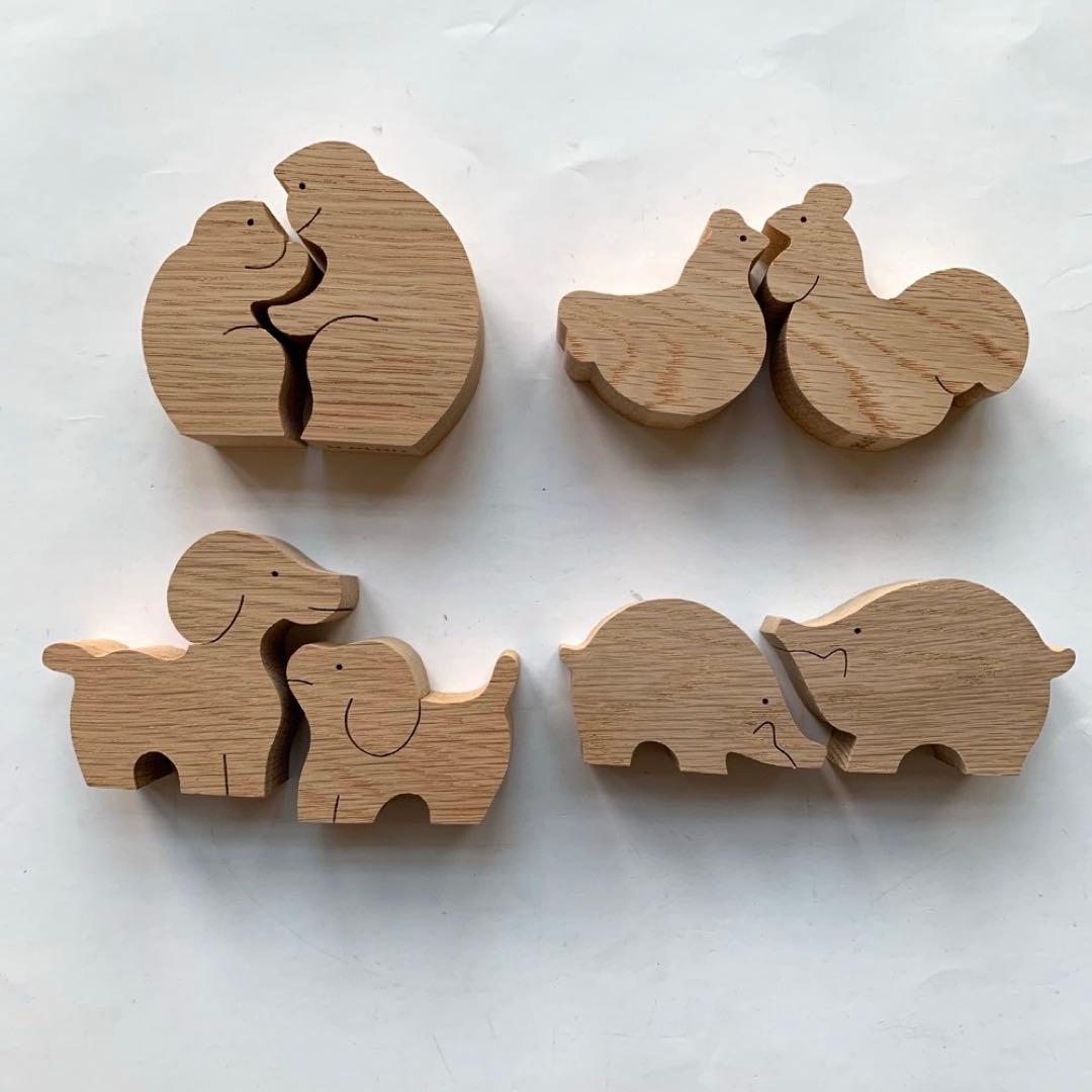 十二支　干支　組み木　小黒三郎　置物