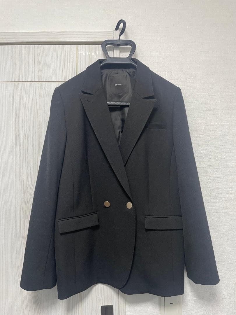 【anuans】ベーシックダブルジャケット/サイズ1